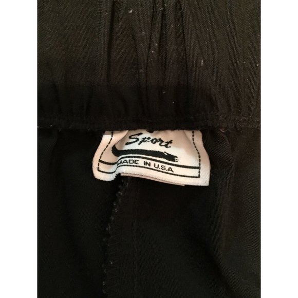 C Sport Black Dress Pants Womens Size M 26" Inseam Pull On Slacks Stretch - Picture 8 of 8